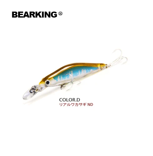 BearKing отличные рыболовные снасти Горячая + приманки Шад 5 видов цветов на выбор