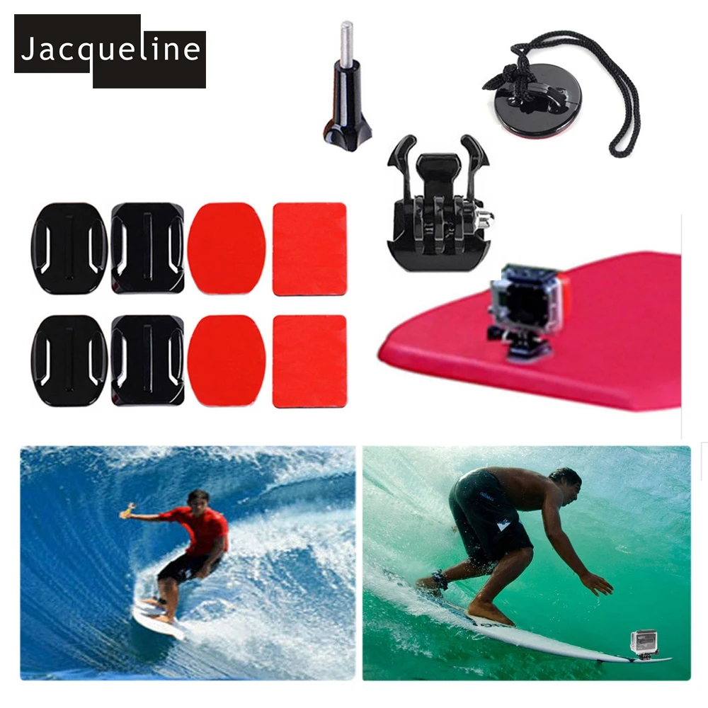 Jacqueline для Floaty ручка Полюс клейкое крепление шлем Переднее Крепление GoPro Hero 6 5 3 + 4