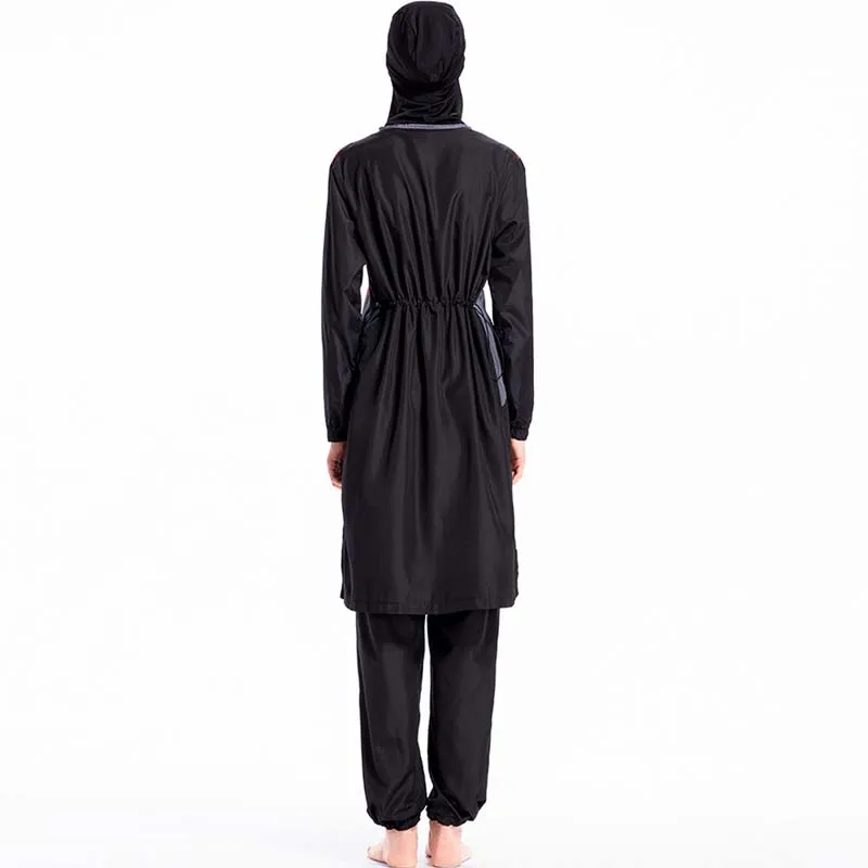 BAILUNMA Burkinis мусульманская одежда для плавания женская Maillot de bain femme свободная