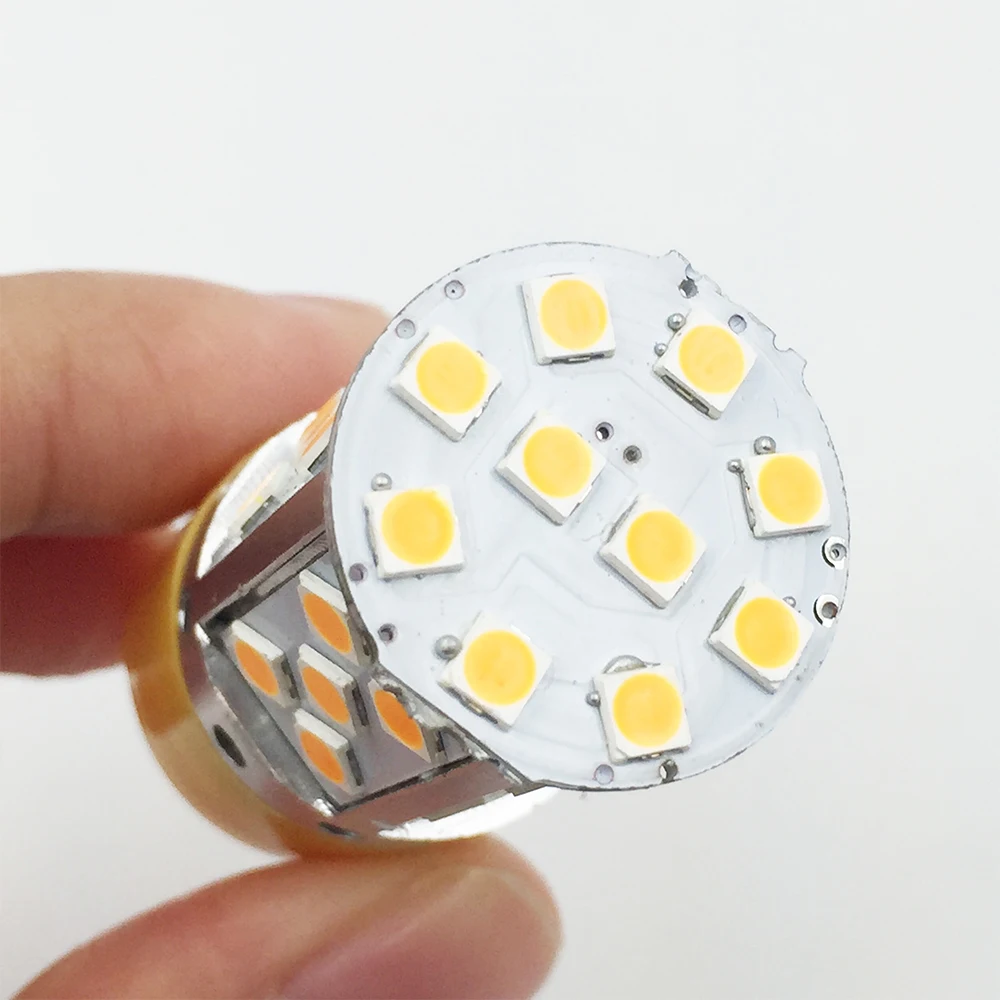 YSY 2pcs T20 7440 W21W LED Bulb 3030 35SMD Canbus 1156 BAU15S PY21W BA15S P21W Lamp For Car Turn Signal Lights Amber DC12V | Автомобили и