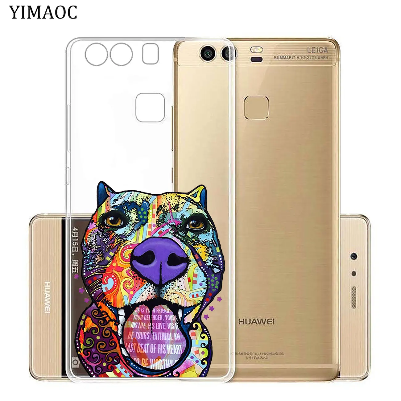 Мягкий силиконовый чехол для телефона YIMAOC Pitbull dog Для Huawei P30 P20 Pro P10 P8 P9 Lite 2017 2016 2015 P