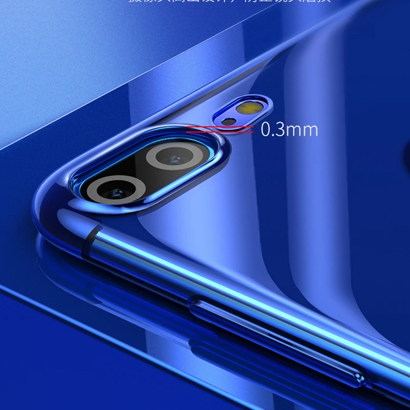 Чехол для Huawei Honor 9 Lite прозрачный мягкий силиконовый чехол-накладка из ТПУ 10 V9 V10