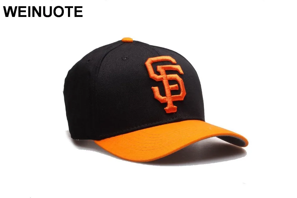 3 вида стилей Для Мужчин's San Francisco Giants strapback черный Шапки спортивные классические