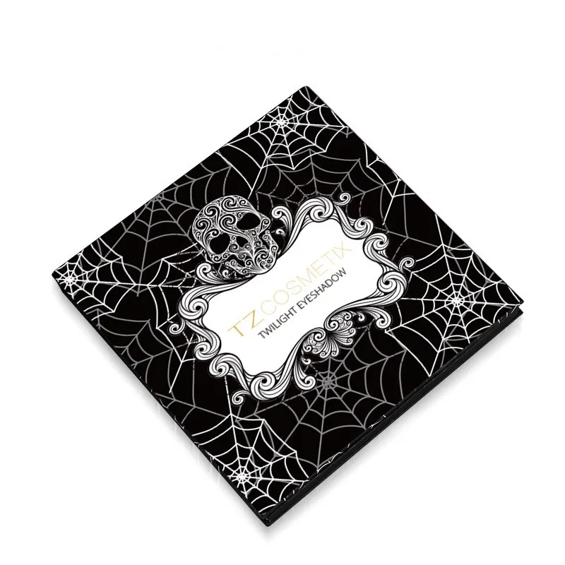 тени для глаз 9 Цвета век Палитры Матовая Алмазный Блеск сорвала Тени в один череп