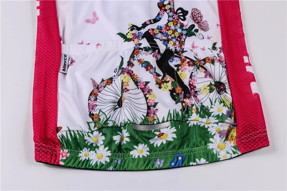 Фото Женская велосипедная рубашка с коротким рукавом Ropa Maillot Ciclismo, велосипедная одежда, лето 2019 №5