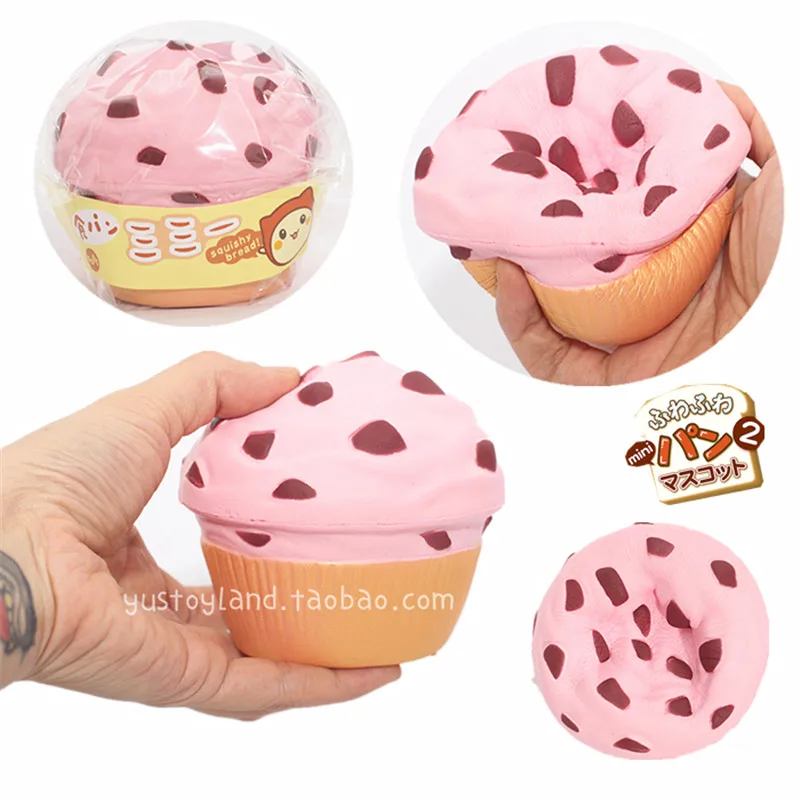 10 см Jumbo шоколадный торт Puff Squishy супер замедлить рост ремни мягкие Squeeze
