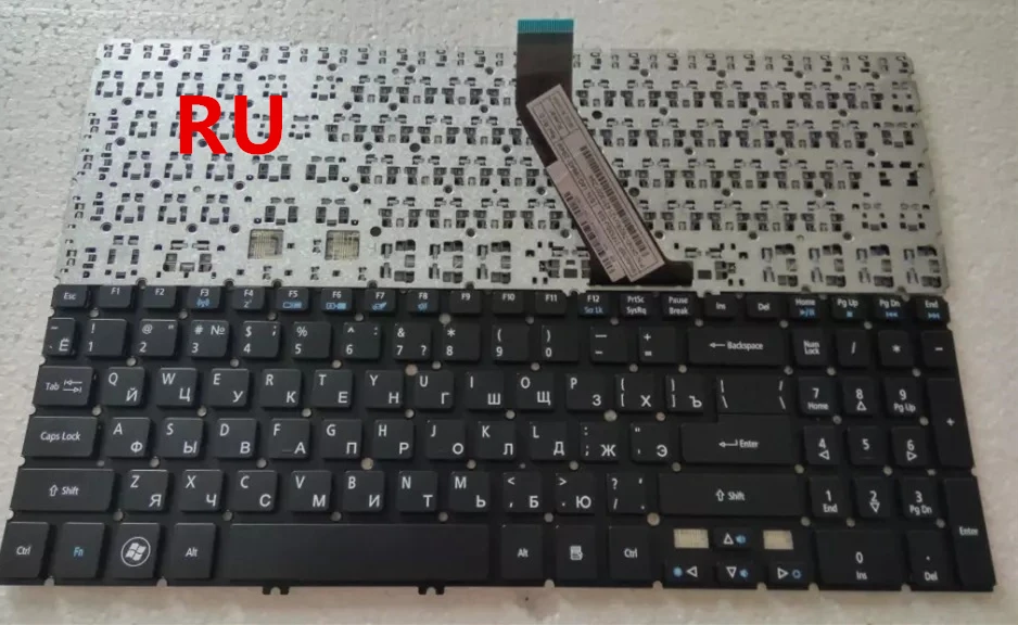 Русская раскладка новая клавиатура для ноутбука Acer V5 551G 571G 531P 531G Φ 581G 581PTG MA50