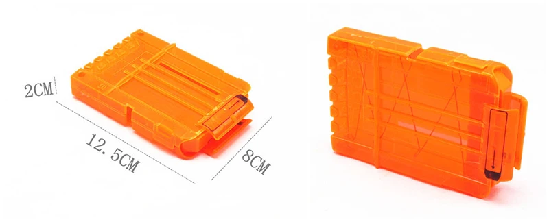 6 18 оранжевый Перезагрузка клип для Nerf журнал аксессуары игрушечного пистолета