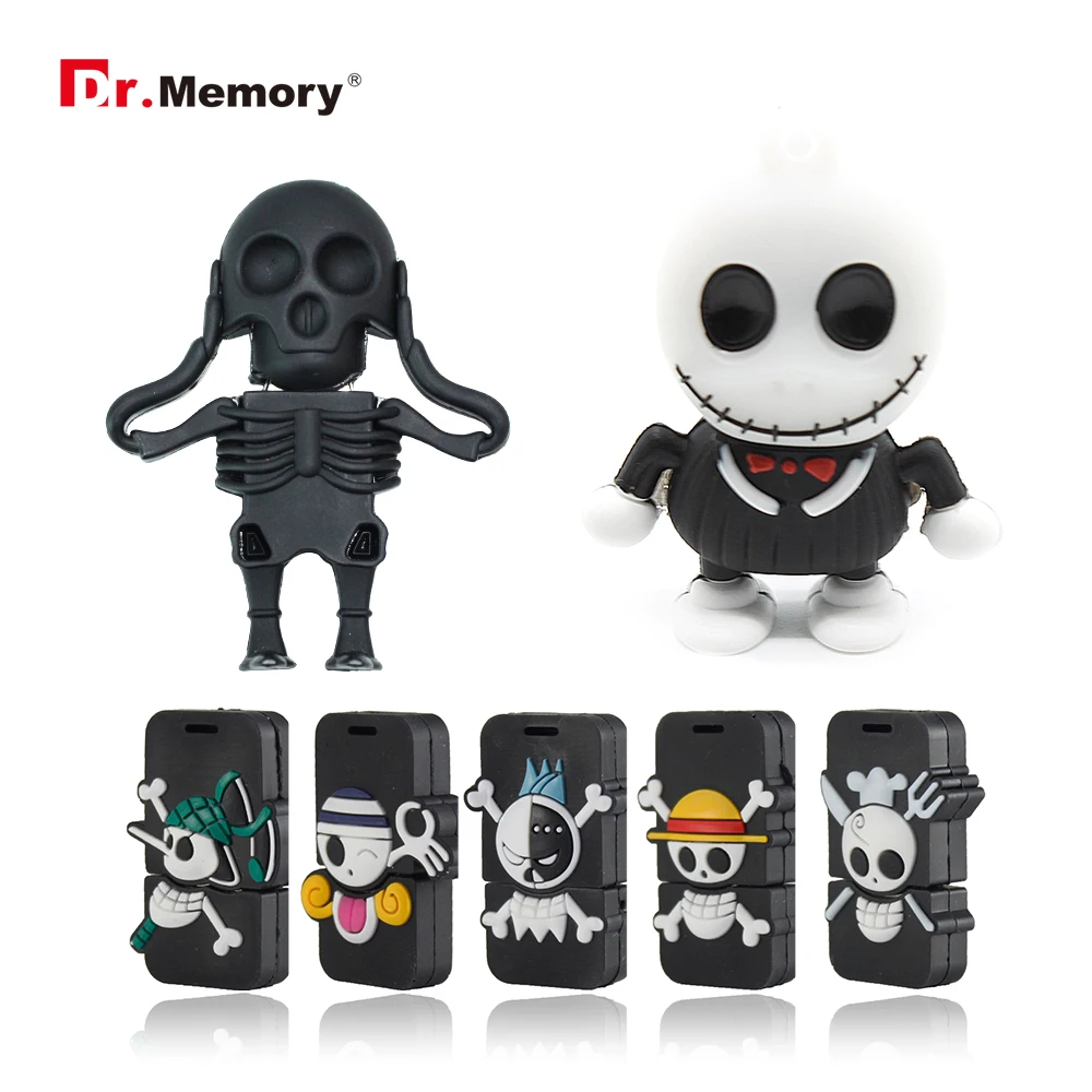 Смешные USB флеш накопители &quotскелетная&quot на флэшке Бесплатная доставка 32 ГБ 4 8