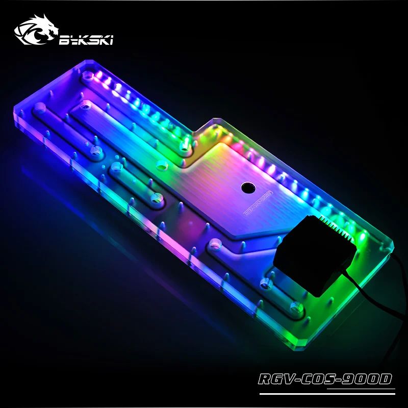 BYKSKI акриловая доска водный канал решение использовать для CORSAIR 570X чехол компьютера для процессора и GPU Блок/3PIN RGB/Combo DDC насос