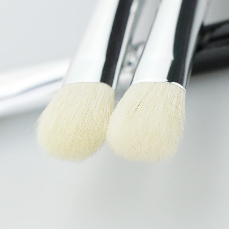 BEILI Black BE41 Smokey Shadow Большая кисть для растушевки макияжа натуральный белый козий