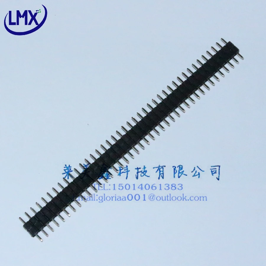 20 шт./лот 2 54 мм 1 * 40pin H = 11 4 Однорядный прямой игольчатый соединитель контактный