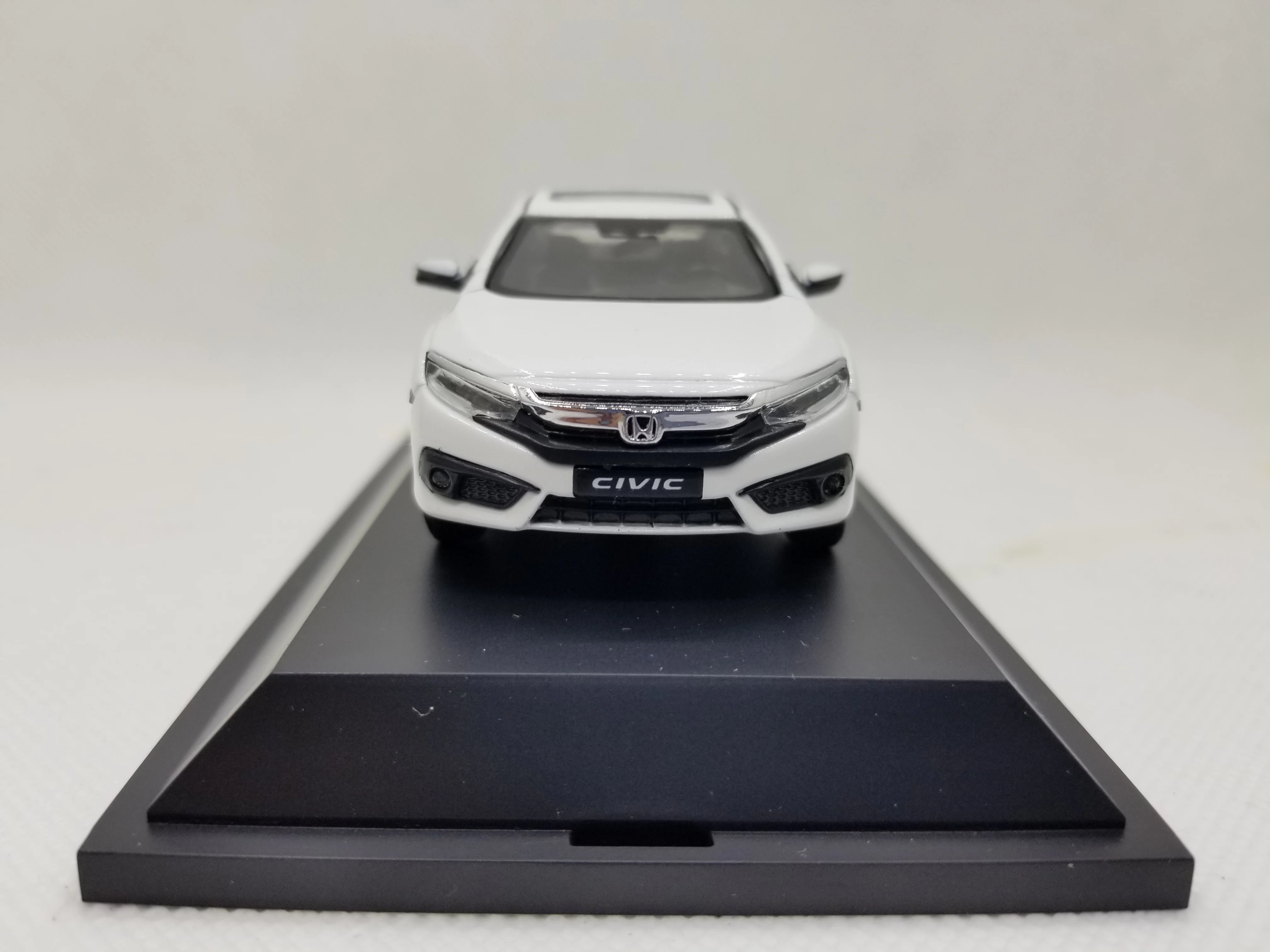 1:43 модель литья под давлением для Honda Civic 2016 MK10 игрушечный автомобиль из белого