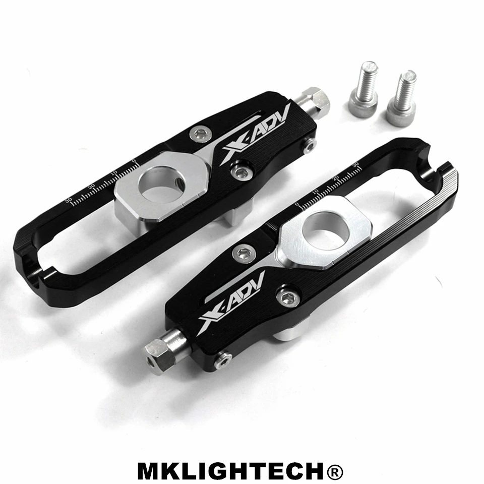 MKLIGHTECH мотоциклетные алюминиевые цепи регуляторы натяжные для HONDA XADV X-ADV 300 750 1000