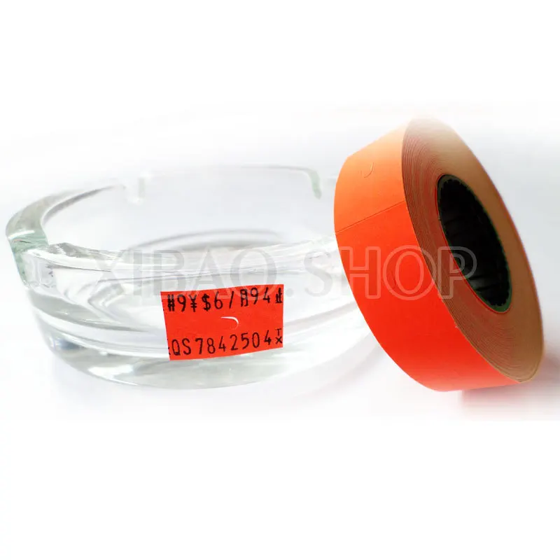 10 рулонов бумажная бирка для пистолета отметка наклейка этикетки супермаркета