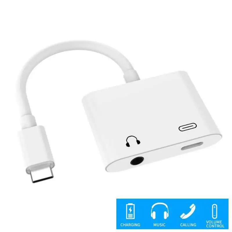Адаптер для наушников 2 в 1 с USB Type-C на 3 5 мм | Электроника