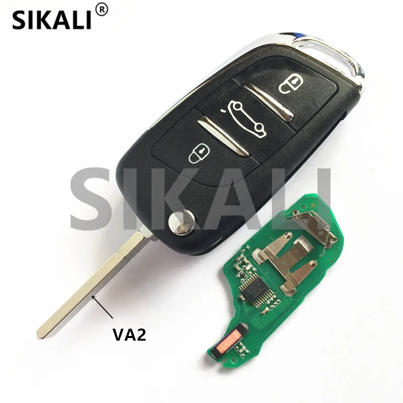 Автомобильный пульт дистанционного управления SIKALI для Peugeot 208 2008 301 508 434 МГц с