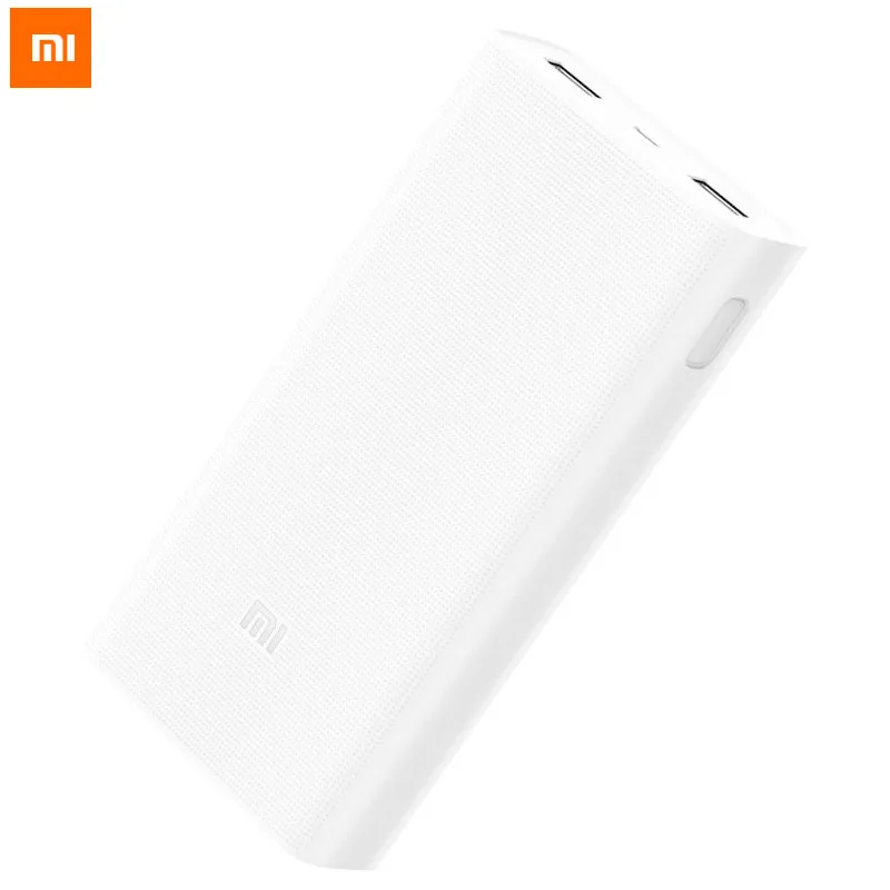 20000 мАч Xiaomi Power Bank 2C Quick Charge 3 0 Powerbank портативное Внешнее зарядное устройство для