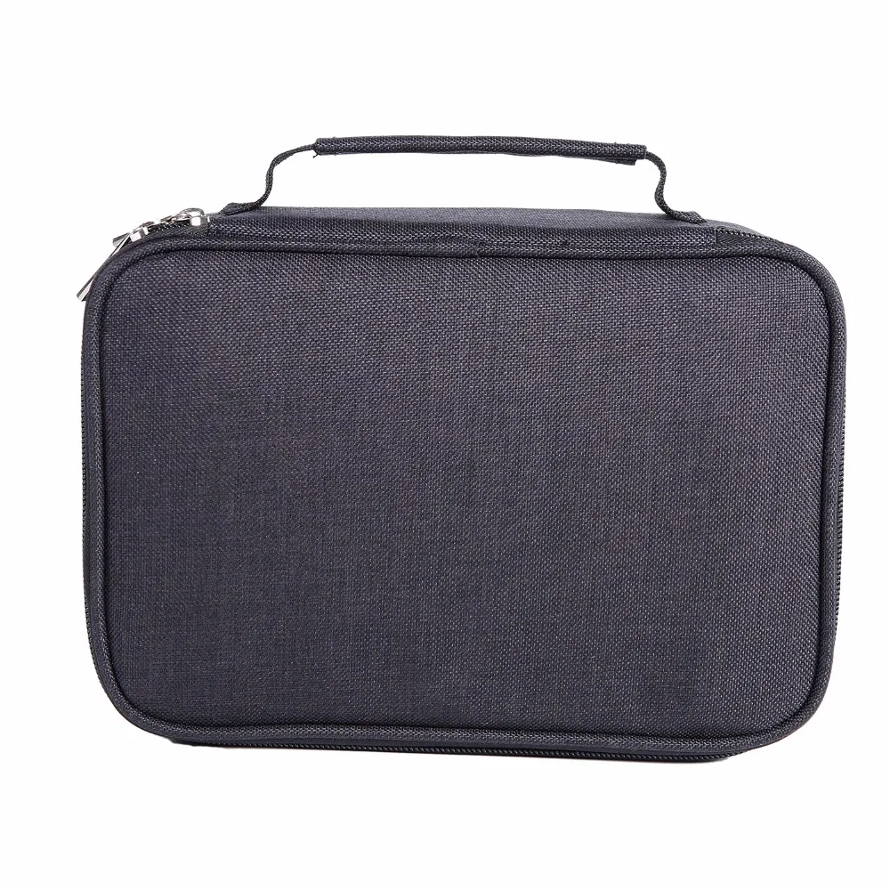 Тканевый чехол для карандашей из ткани Оксфорд розово красный с кулиской 72