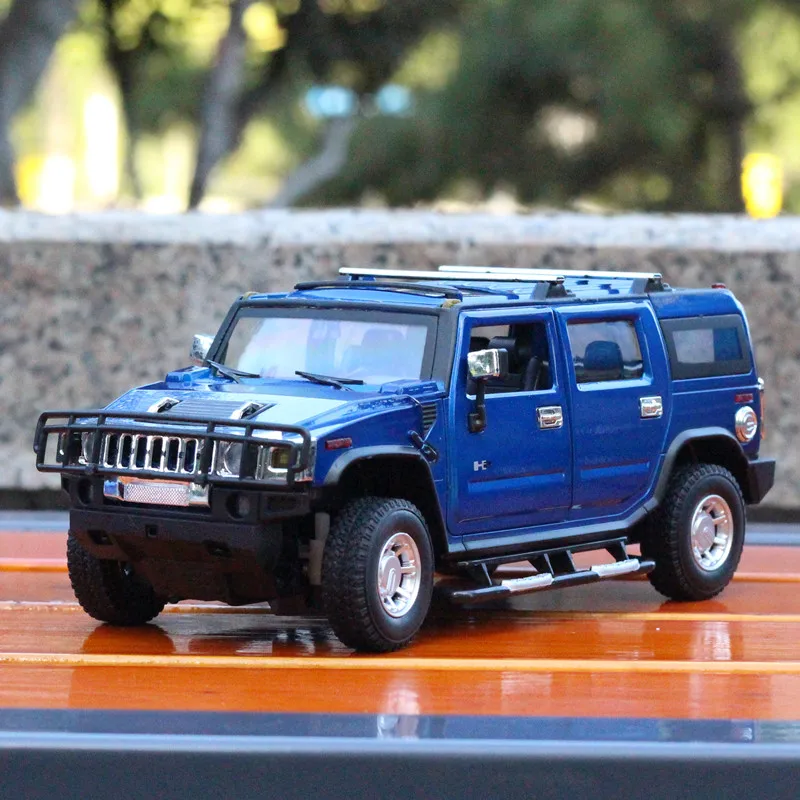 Cool Die-cast Model Car 1:24 scale car carros de metal toys for children/ kids1:24 For Hummer H2 SUV mkd52 | Игрушки и хобби