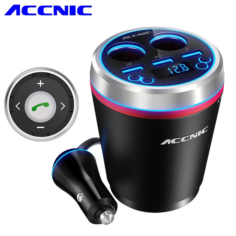 Accnic C1 3.5A FM передатчик приемник USB адаптер для автомобильного прикуривателя mp3