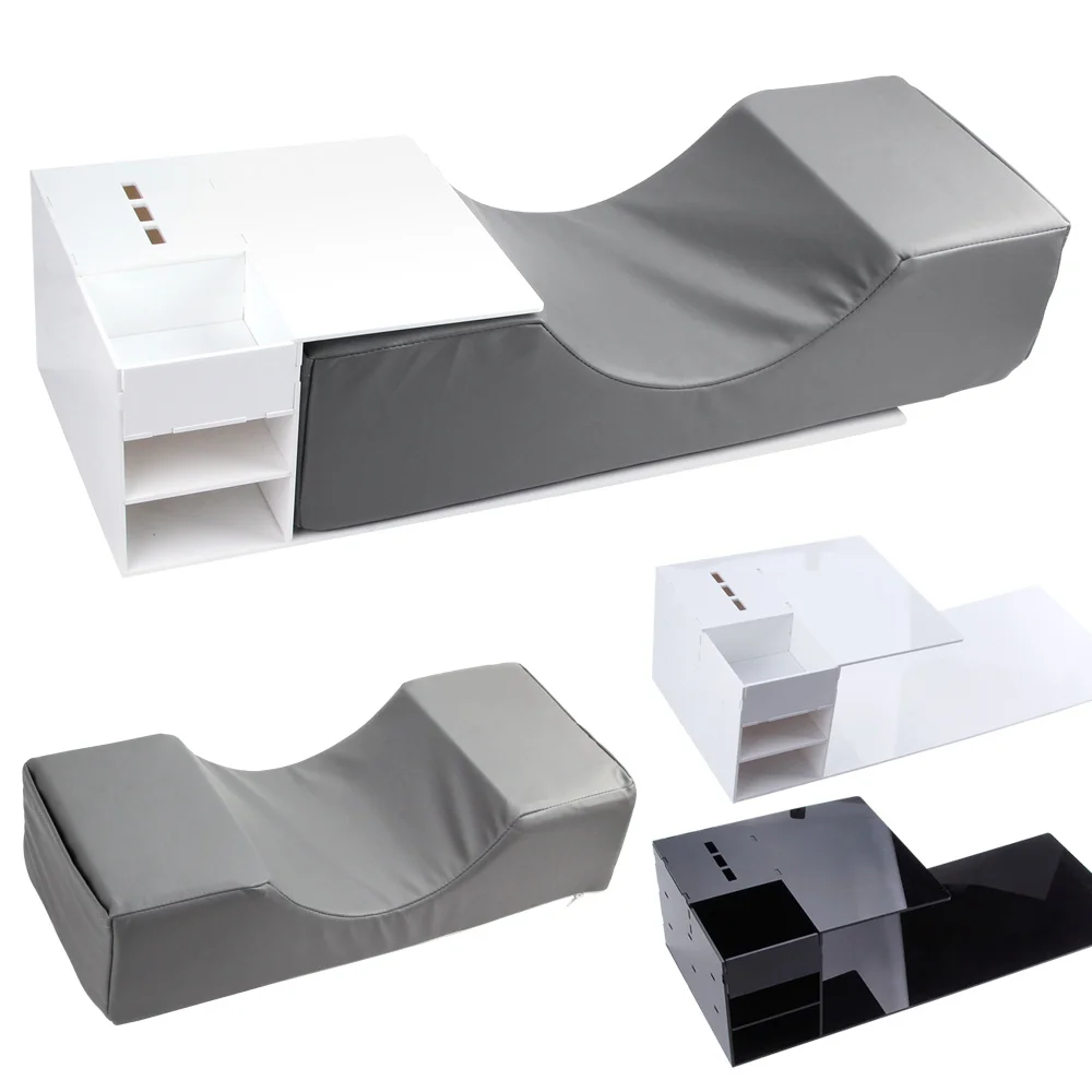 Подушка для ресниц наращивание кривая пена подушка поддержка защиты шеи салон