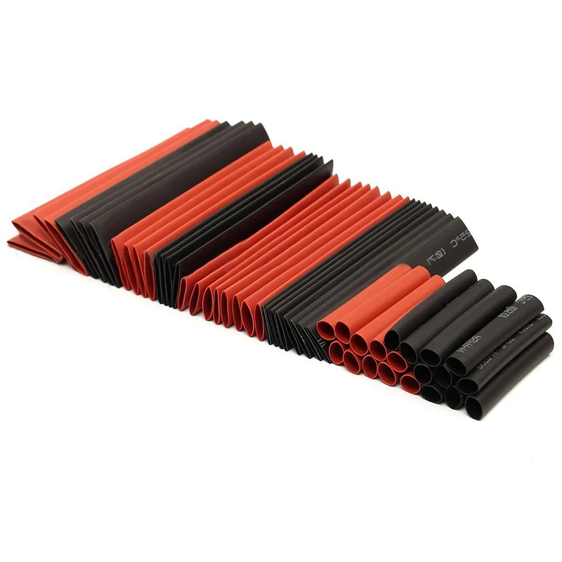 

127pcs/set Heat Shrink Tube Sleeving Wrap Wire 2:1 Polyolefin Cable Sleeving Assortment Kit