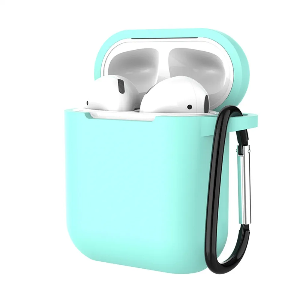 For Apple AirPods Case Silicone Sleeve Skin Cover With Anti-lost Lanyard Funda Air Pods Charging Case#15 | Электроника