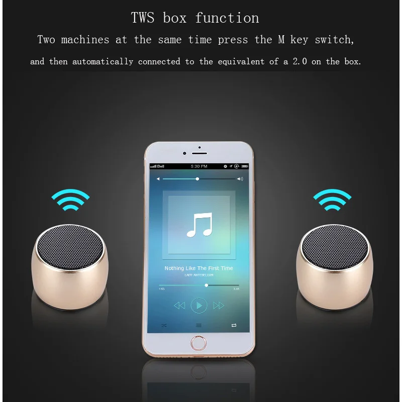 TWS беспроводной Bluetooth динамик мини Магнитный бас Бумбокс открытый влагозащищенный динамик 3D стерео динамик s HIFI колонка