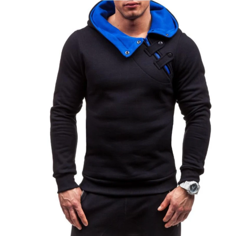 Brand Hoodie Soild Warmth New Stitching Hoodies Men Fashion Tracksuit Male Sweatshirt Hoody Mens Purpose Tour | Мужская одежда