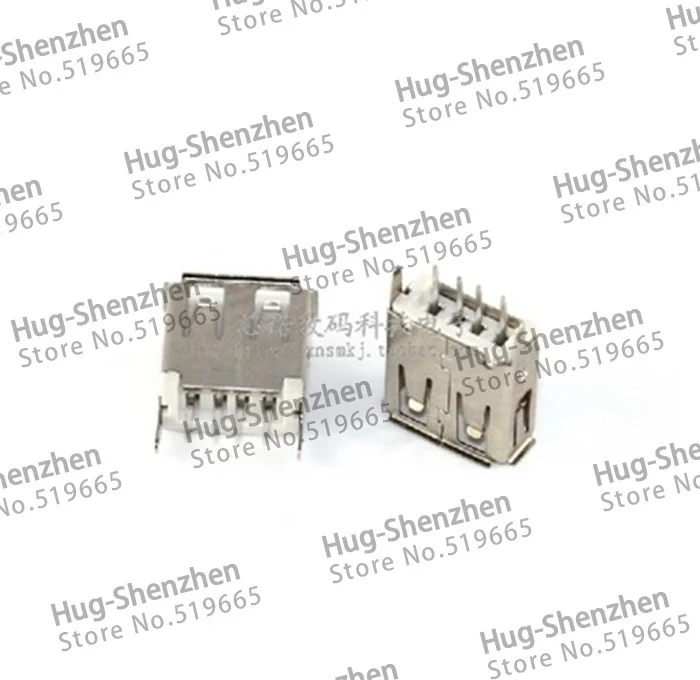 Нижний конец USB разъем типа DIP угловые PBT материальные бесплатная доставка 500
