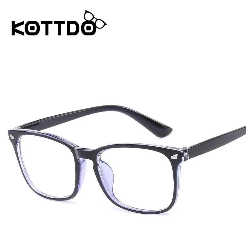 KOTTDO Новые квадратные женские компьютерные очки с защитой от излучения в оправе