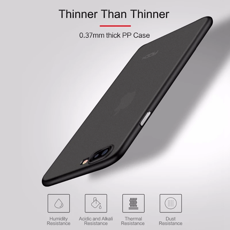 Для iPhone 6 7 ультра тонкий 0.37 мм матовый чехол для телефона Plus iPhone7 |