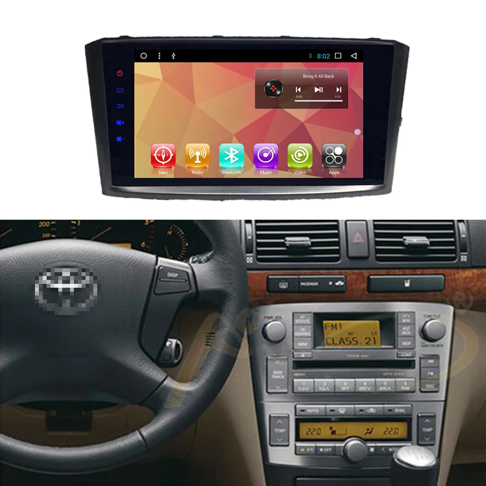 Android 8 1 автомобильное радио GPS Navi для Toyota Avensis 2004 2008 автомобильный мультимедийный