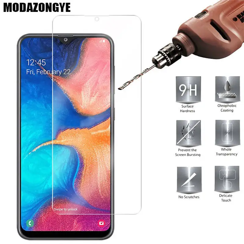 Для Samsung Galaxy A20 Стекло закаленное стекло для A 20 A205 SM-A205F A205F защита экрана |