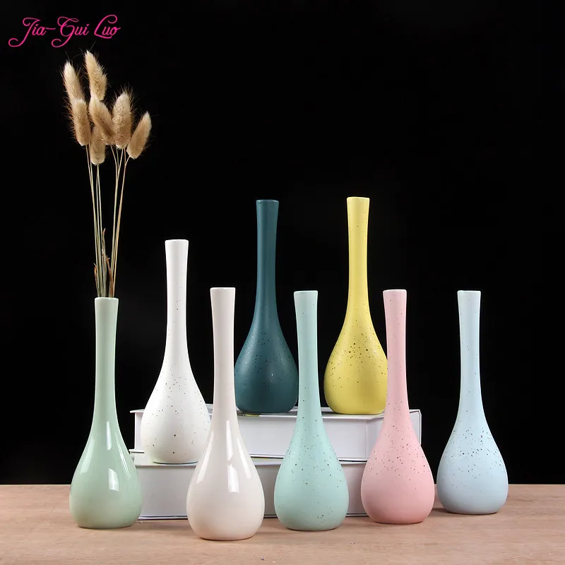 

JIA-GUI LUO Ceramic vase Vintage Chinese style flower arrangement dried flower storage vase home decoration household items C029