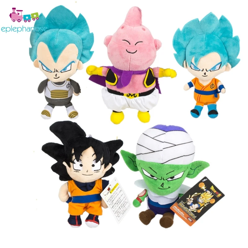 18 см мультфильм аниме Жемчуг дракона Гоку кукла Вегета плюшевые игрушки брелок Buu
