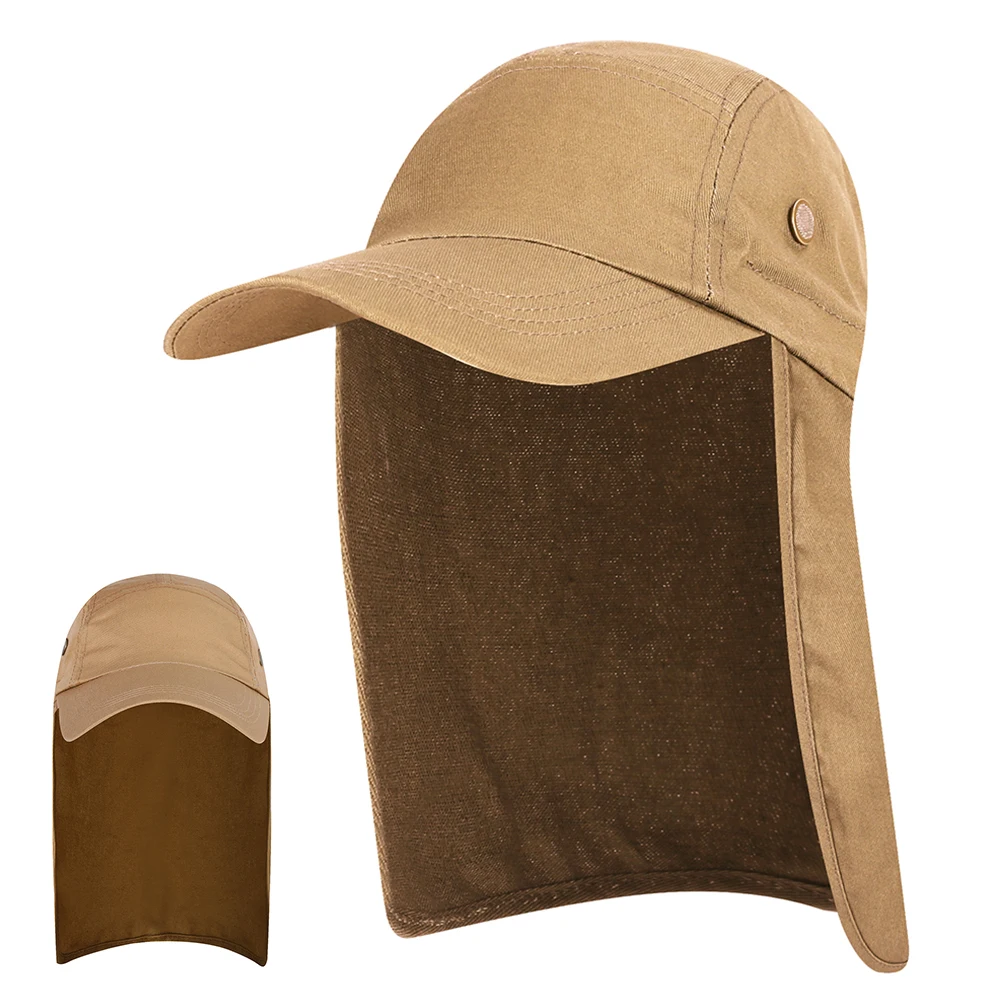 Sun Caps Flap Hats 360 degree Solar UV Protection Sun Hat Summer Men Women Sun Visor Cap Folding Neck Face Head Hat For Fishing - Цвет: style1