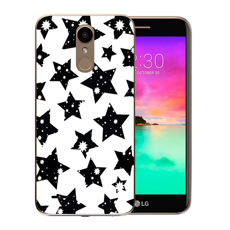 Роскошный гибкий чехол для LG K10 2017 чехлы телефонов M250 M250N X400 мягкий силиконовый