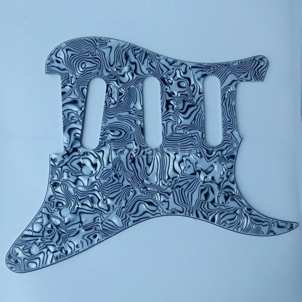 2 шт. 3 слойная черно белая оболочка для замены гитары|shell pickguard|black strat pickguardstrat pickguard