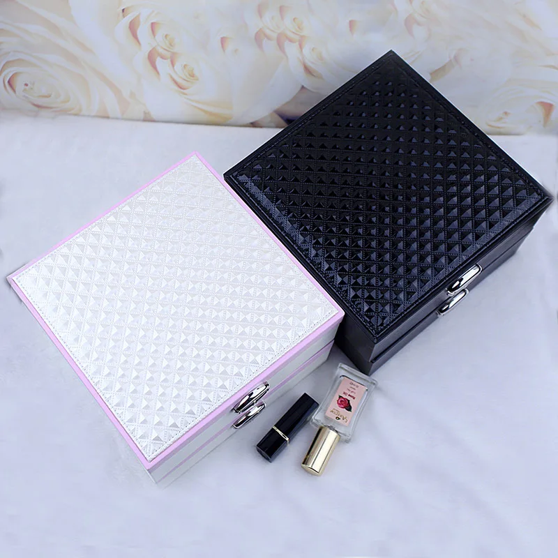 Кожаная Коробка для ювелирных изделий Подарочная коробка упаковки большой