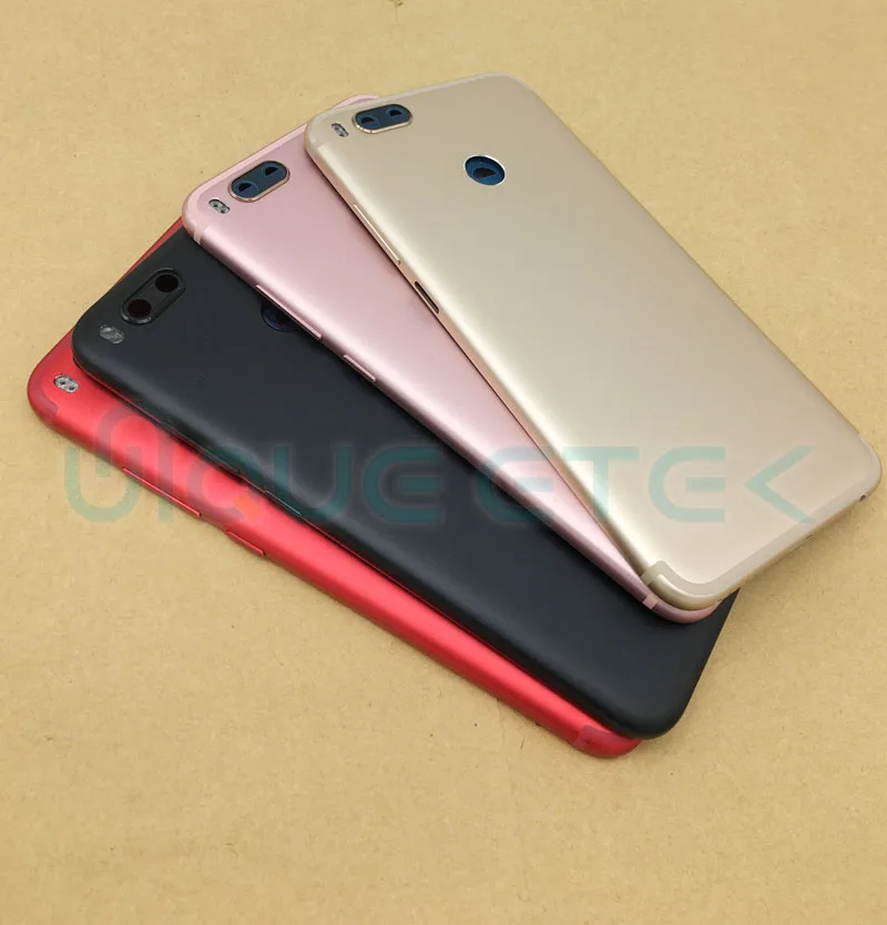 Металлическая задняя крышка батарейного отсека для Xiaomi Mi A1 корпуса + Кнопка