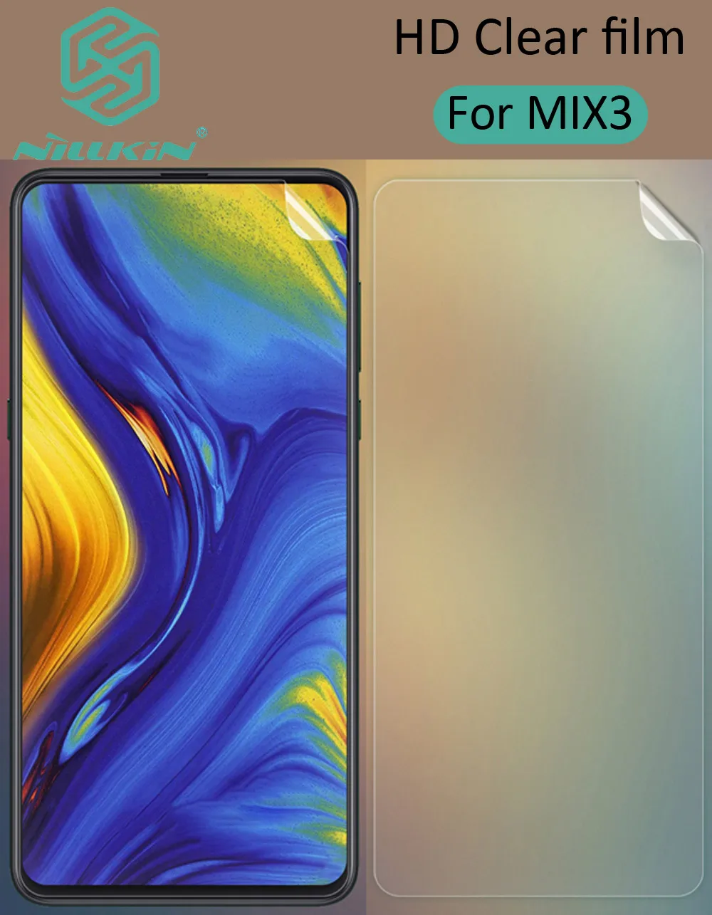 Nillkin HD прозрачная защитная пленка для экрана Xiaomi MIX3|Защитные стёкла и плёнки