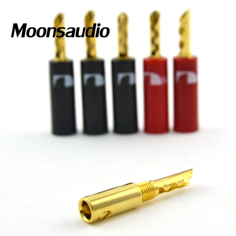500 шт. Nakamichi BFA разъем типа банан позолоченный спикер Кабельный разъем|plug connector|plug