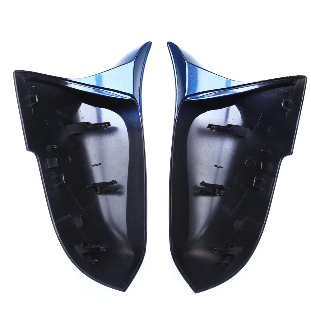 1 пара синий авто крыло двери зеркало заднего вида накладка чехол для автомобиля