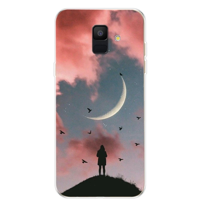 Мягкий силиконовый чехол для Samsung Galaxy A6 2018 Dual SIM SM A600 A600F Tpu Plus A605 A605F AB010 |