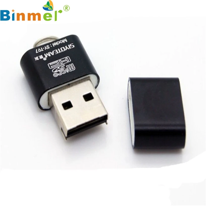 Binmer считыватели sim карт 1 высокоскоростной USB 2 0 Micro SD TF T Flash памяти кард ридер