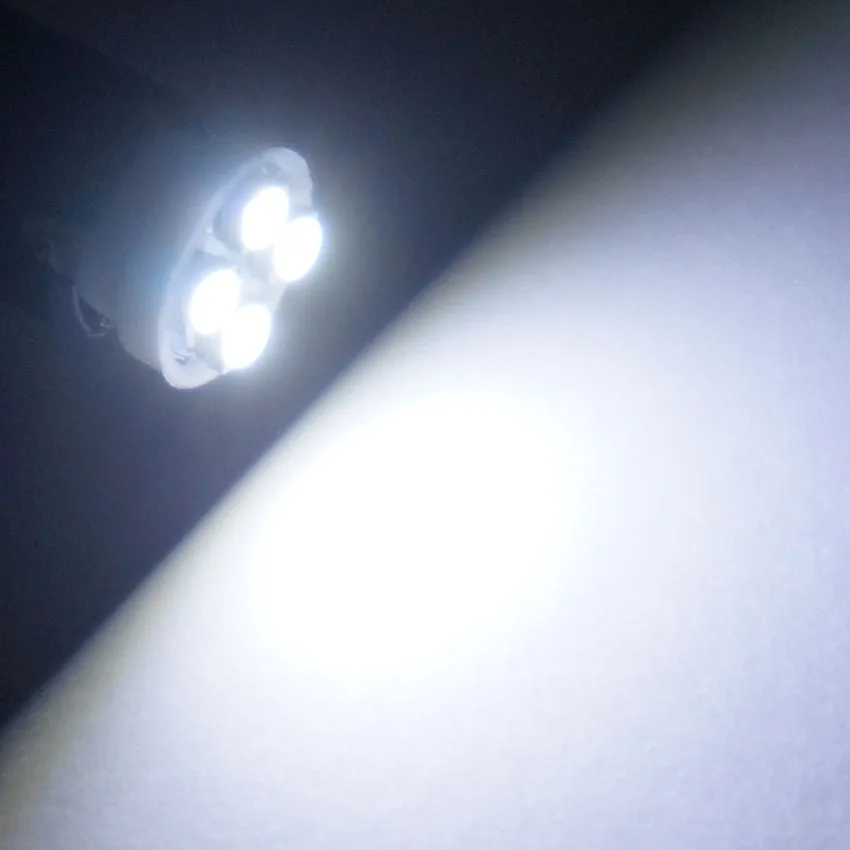 AORUNYEBAO 1000 шт. Автомобильная лампочка T10 W5W 194 168 4 SMD 2835 1210 Светодиодные белые