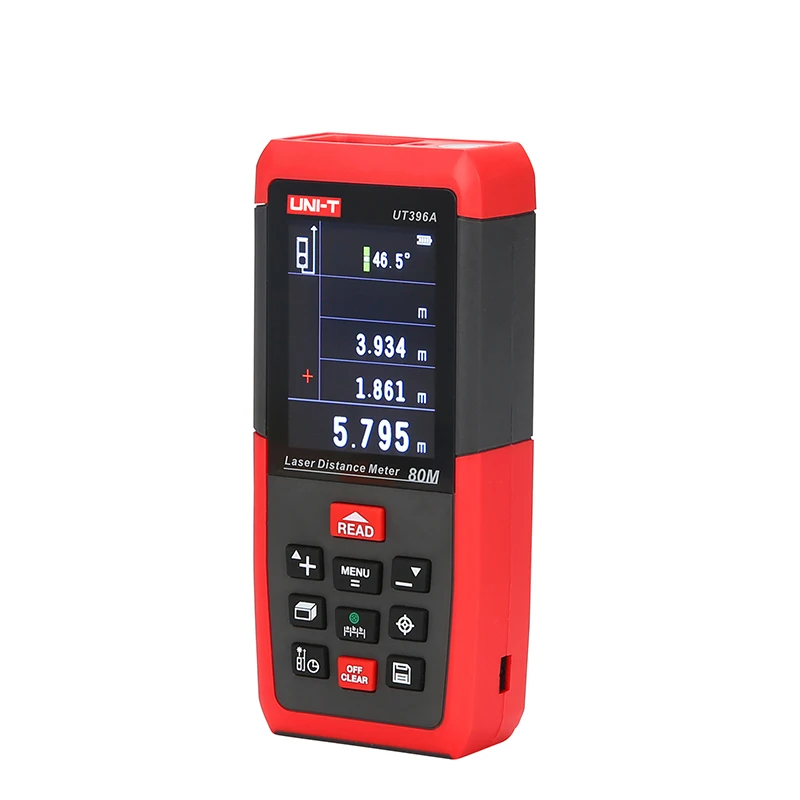 UNI T цифровой лазерный дальномеры расстояние камеры USB 80 м 120 измеритель