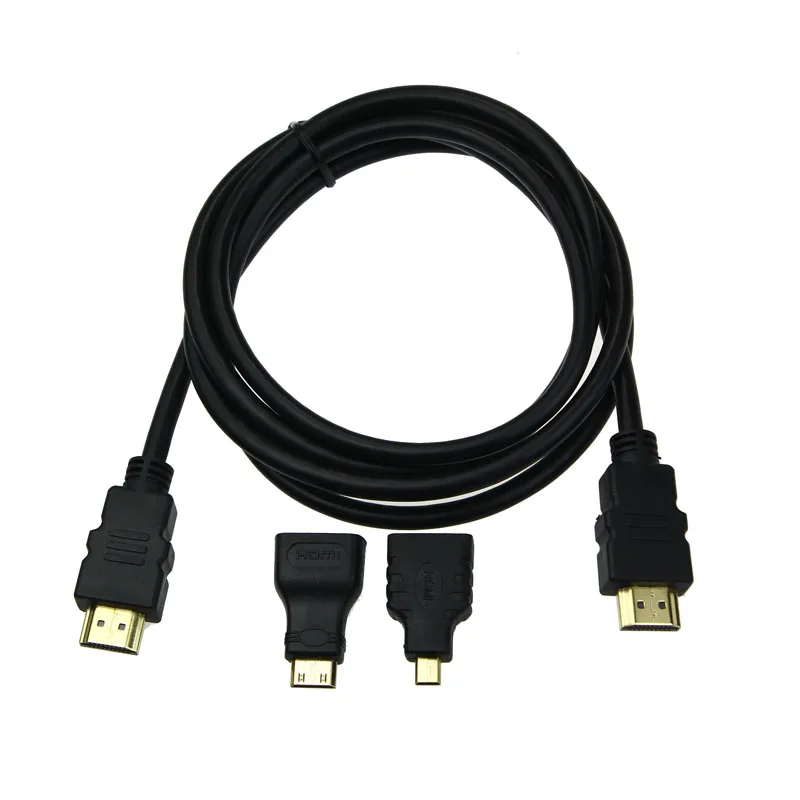 HIPERDEAL Многофункциональный HDMI к Mini Micro 1080P кабель адаптер конвертер шнур Прямая